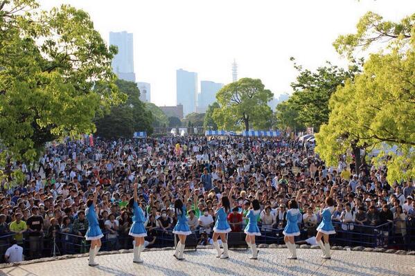 KOBerrieS 先日の横浜のときの写真^ ^こんなにたくさんの人の前でステージしてたんやなぁ。またこんな景色がみれますように☆ 
