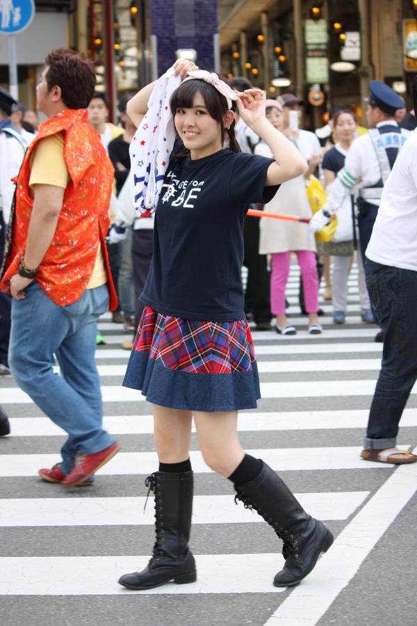 KOBerrieS てくてくかなちゃん うぃず ぴんくりぼんかちゅーしゃ第45回神戸まつりおまつりパレード#KOBerrieS 