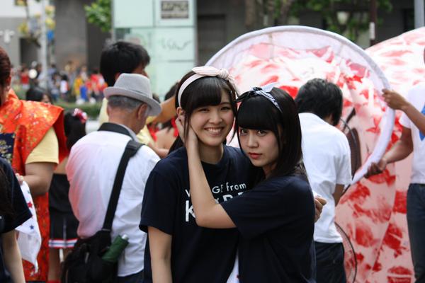 KOBerrieS めいちゃんに嫉妬！！←第45回神戸まつりおまつりパレード#KOBerrieS 