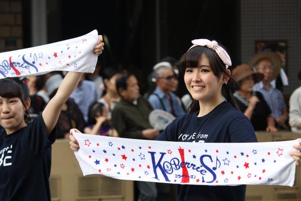 KOBerrieS たおるかなちゃん4連打！！！！第45回神戸まつりおまつりパレード#KOBerrieS 
