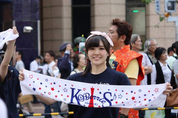 KOBerrieS 透明感はぁ・・・、好き・・・←第45回神戸まつりおまつりパレード#KOBerrieS 