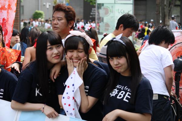 KOBerrieS 肝心なとこでピンボケごめんなさい・・第45回神戸まつりおまつりパレード#KOBerrieS 