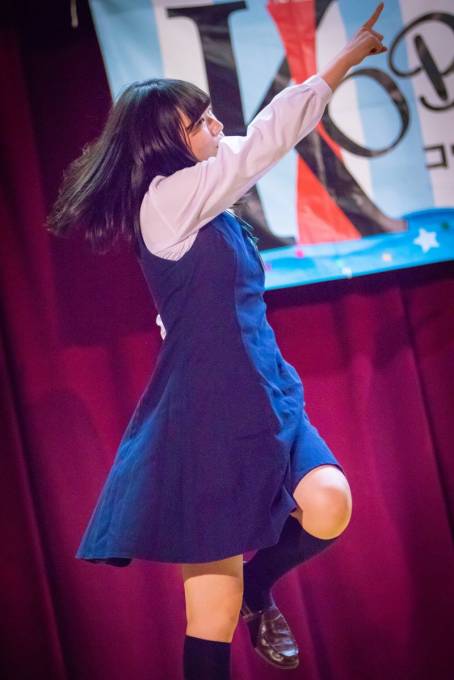 2018/6/17 滝川祭(滝川中学校・高等学校学園祭)@神戸板宿 KOBerrieS♪ MC中もニコニコして手を振ってる姿が印象的でした。小さいことだけどすてきなところ。 #黒谷真琴 #まぁちゃん https://t.co/pY9LYu4Tzw