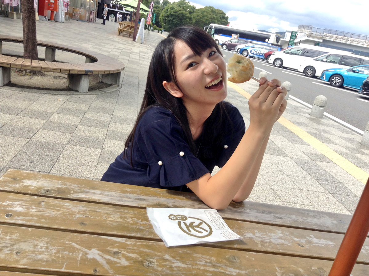 KOBerrieS 多賀で休みたがった！！笑じゃがバター天とバニラアイス食べたあああ😆❤️超おいしい！！！名古屋行くぞおおおお✨✨#名古屋遠征#KOBerrieS♪ https://t.co/cuaFYl8PXg