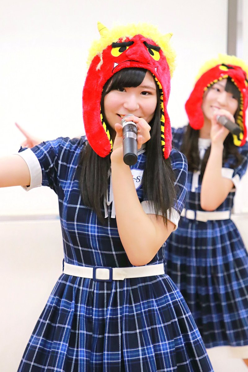 KOBerrieS 新長田大節分祭KOBerrieS ♪ まぁちゃん！やはりコウベリのゆるキャラ被り物が似合います❗#KOBerrieS #黒谷真琴 https://t.co/SFro4gUShA