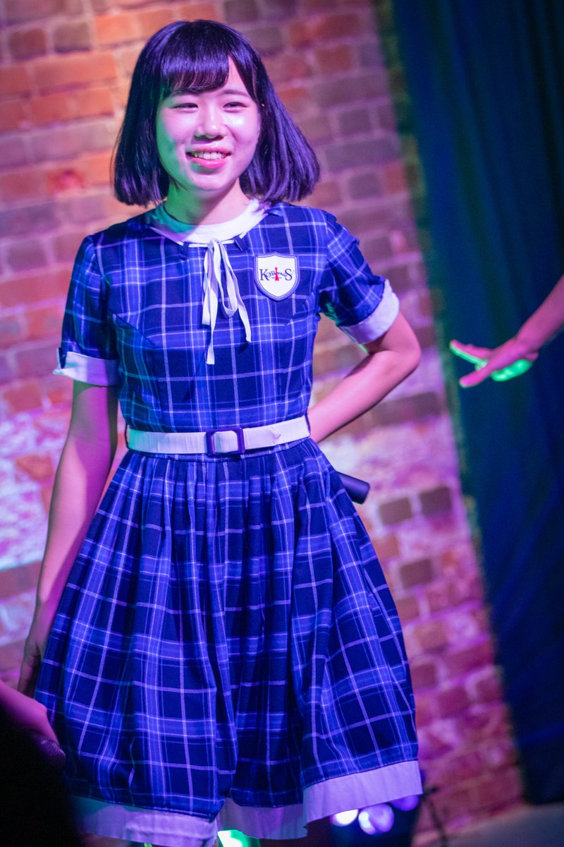 KOBerrieS 2019/8/11 定期公演MarinePartyVol.8@神戸煉瓦倉庫K-wave KOBerrieS♪ 最近いろいろ髪型が変わって見る者を楽しませてくれます。最近の驚きは、弟がちょいワルだったことです。 #小形優莉 #ゆり https://t.co/jqOdRufZit