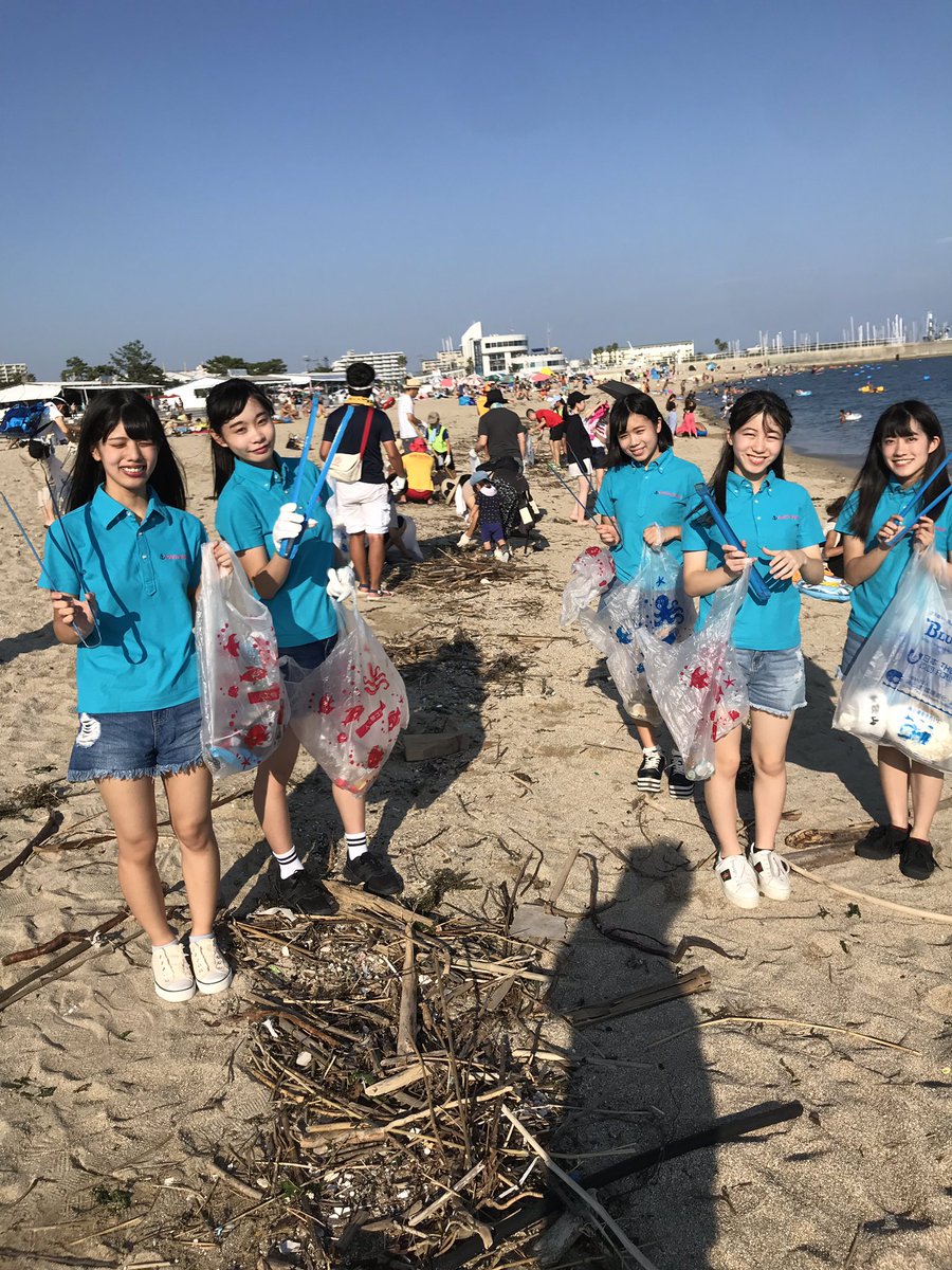 KOBerrieS 『須磨をもっと学ぼう！ 環境セミナー』16:00〜スタートの須磨海岸クリーンUP活動🧹に参加しました。ファンの皆さんも暑い中ご参加頂きありがとうございます🙇‍♂️台風10号が過ぎた後だったので、プラスチックの破片などを回収出来ました。これからも継続して須磨海岸で清掃活動をしてまいります。 https://t.co/WyKZBKvKBY