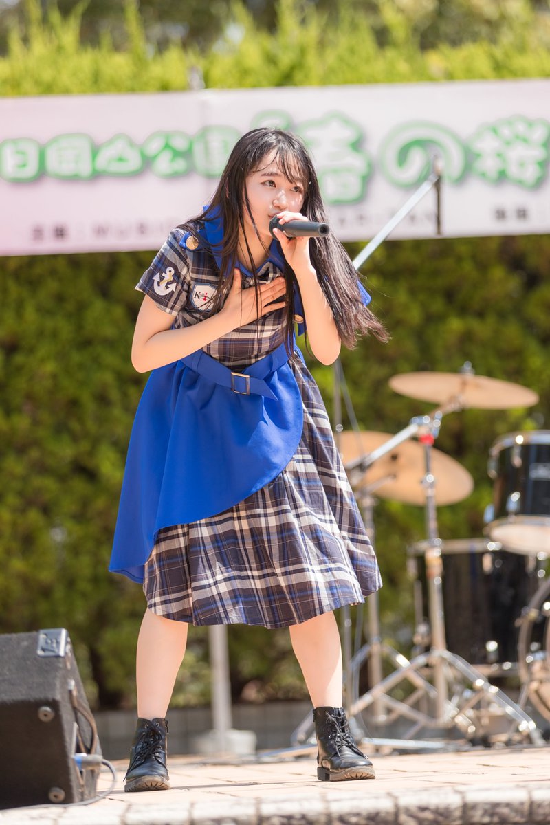 KOBerrieS 2022.04.10（日）春のさくらコンサート於：日岡山公園（加古川市）KOBerrieS♪の中家温香さん#KOBerrieS #コウベリ #中家温香 #春のさくらコンサート #日岡山公園 #加古川市 https://t.co/XEXccnRhP5